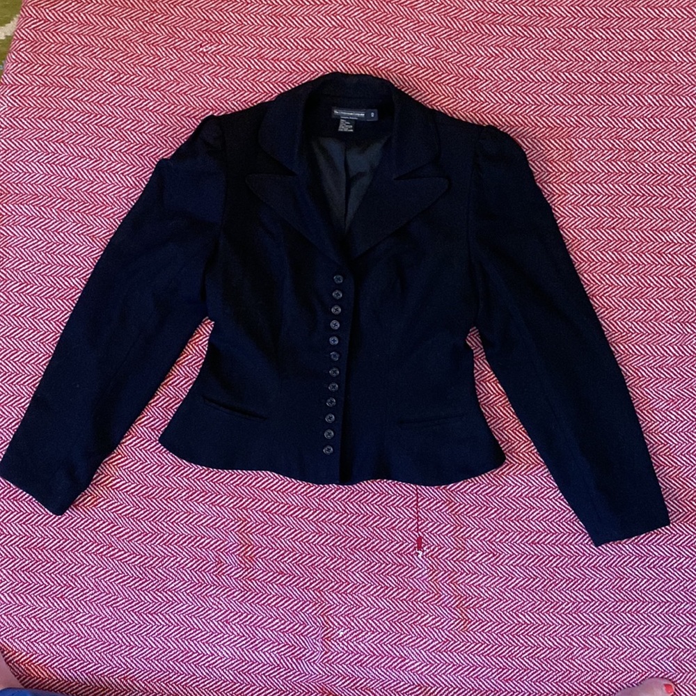 Vintage J Peterman 100% Wool Equestrian Jacket
